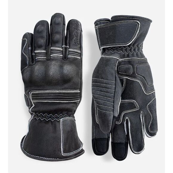 New. Indie Ridge  FULL GAUNTLET • BLACK leather. XXL Retails $84 - Picture 4 of 13